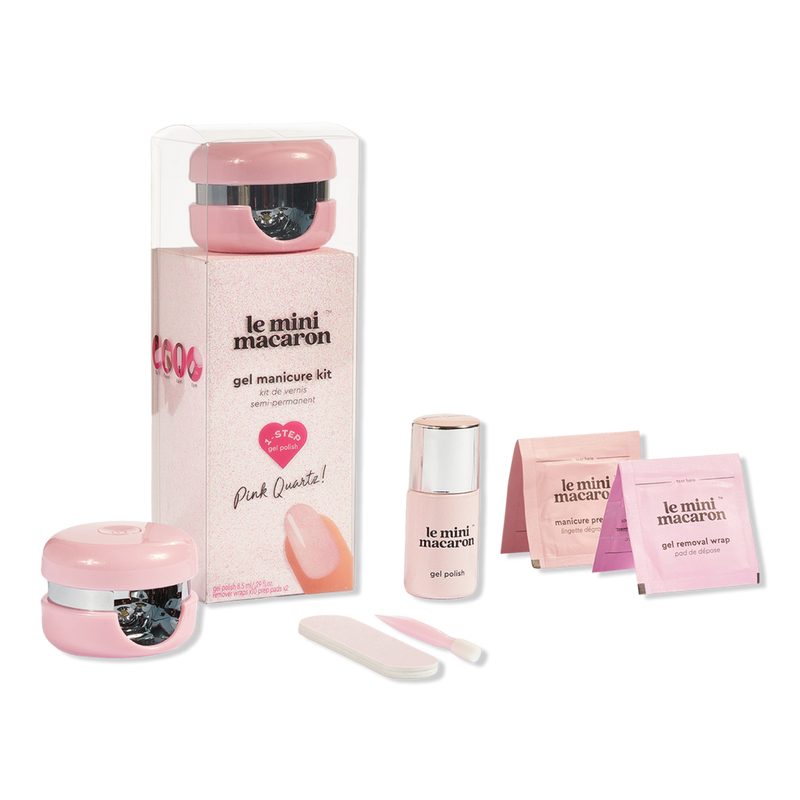 1-Step DIY Glossy Gel Manicure Kit - Pink Quartz