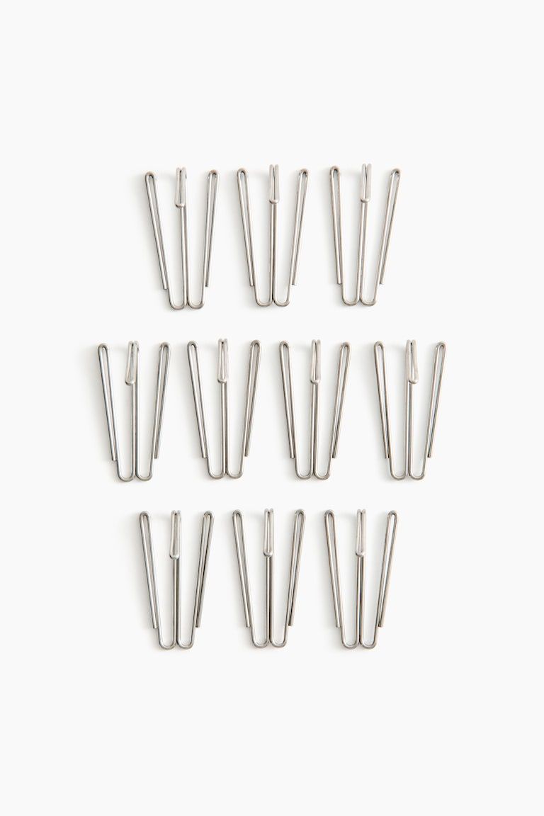10-Pack Drapery Hooks