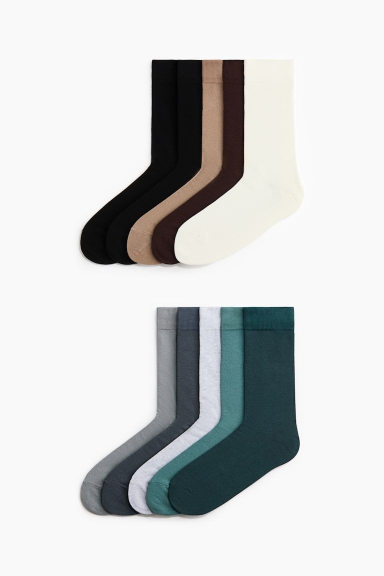 10-Pack Socks with Lycra®