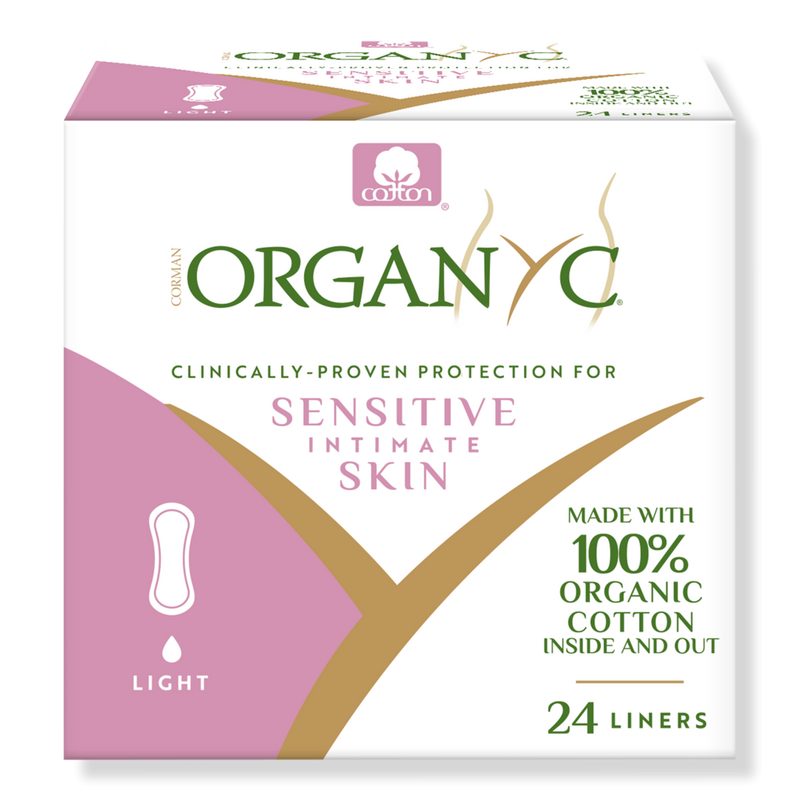 100% Certified Organic Cotton Panty Liner, Folded