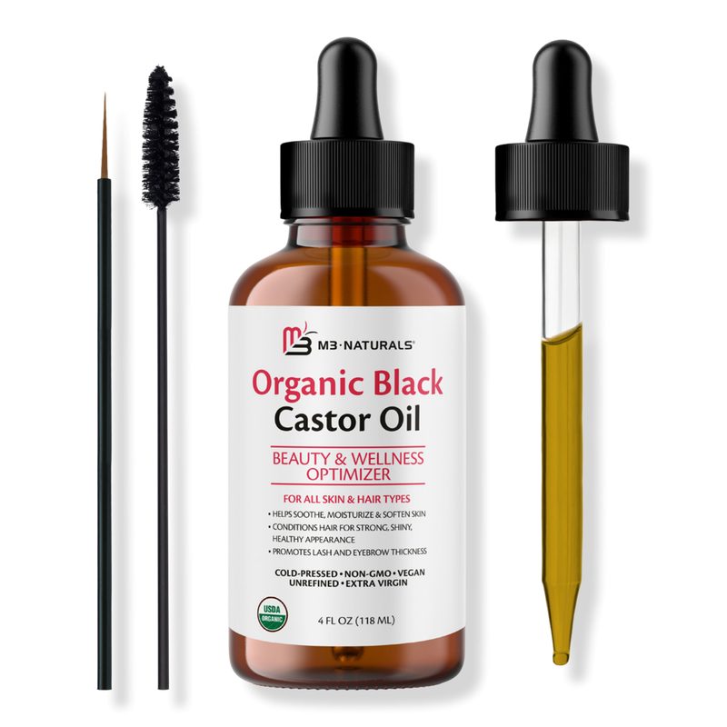 100% Organic Cold-Pressed Black Castor Oil