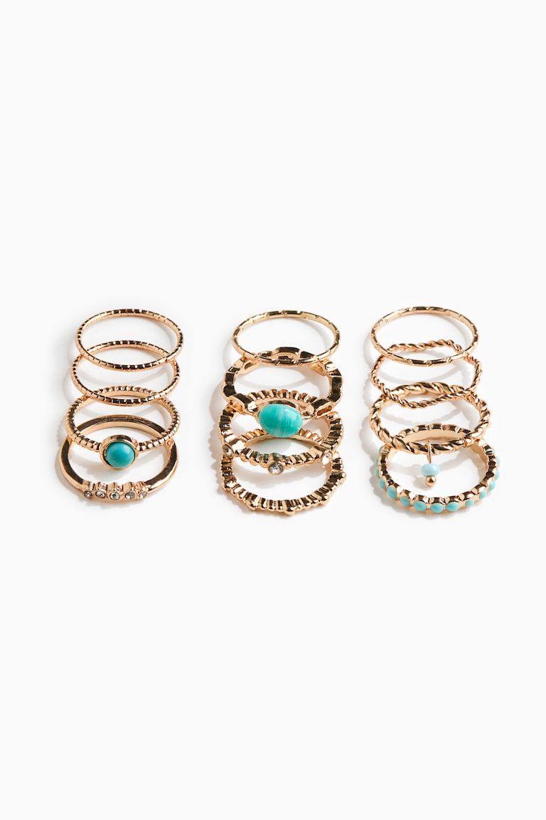 12-Pack Metal Rings