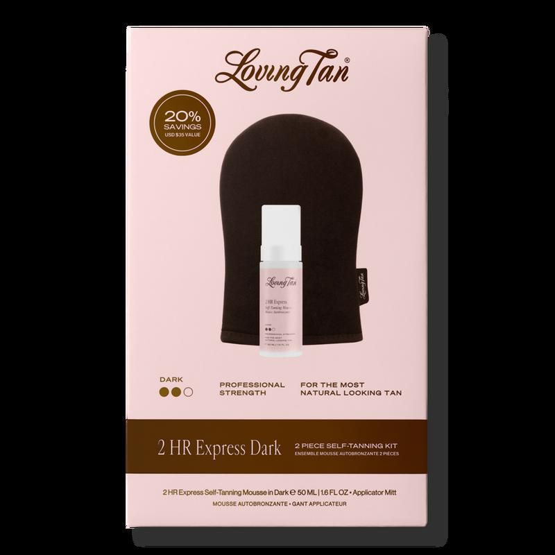 2 HR Express Dark 2 Piece Self-Tanning Kit