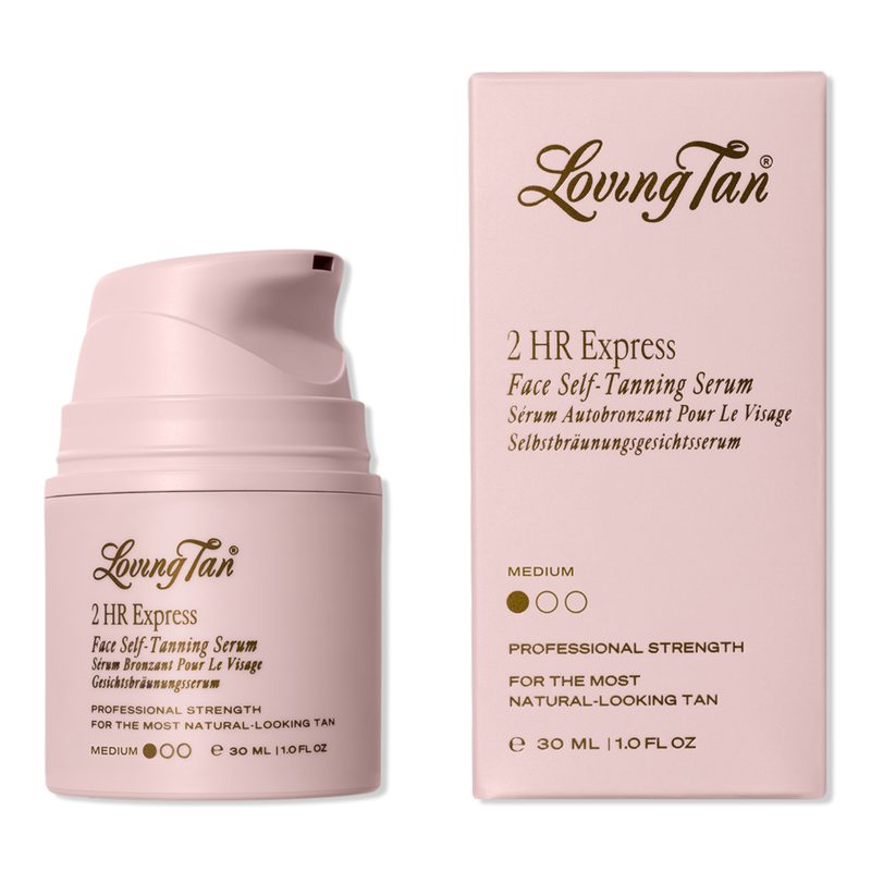 2 HR Express Face Tanning Serum - Medium