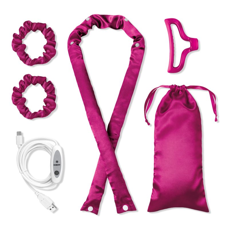 2-in-1 Heat & Heatless Hair Curler Set