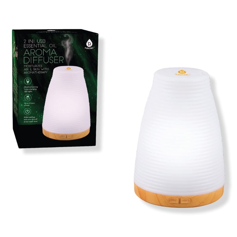 2-in-1 USB Essential oil Aroma Diffuser