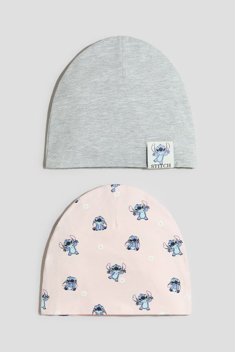 2-Pack Cotton Beanies