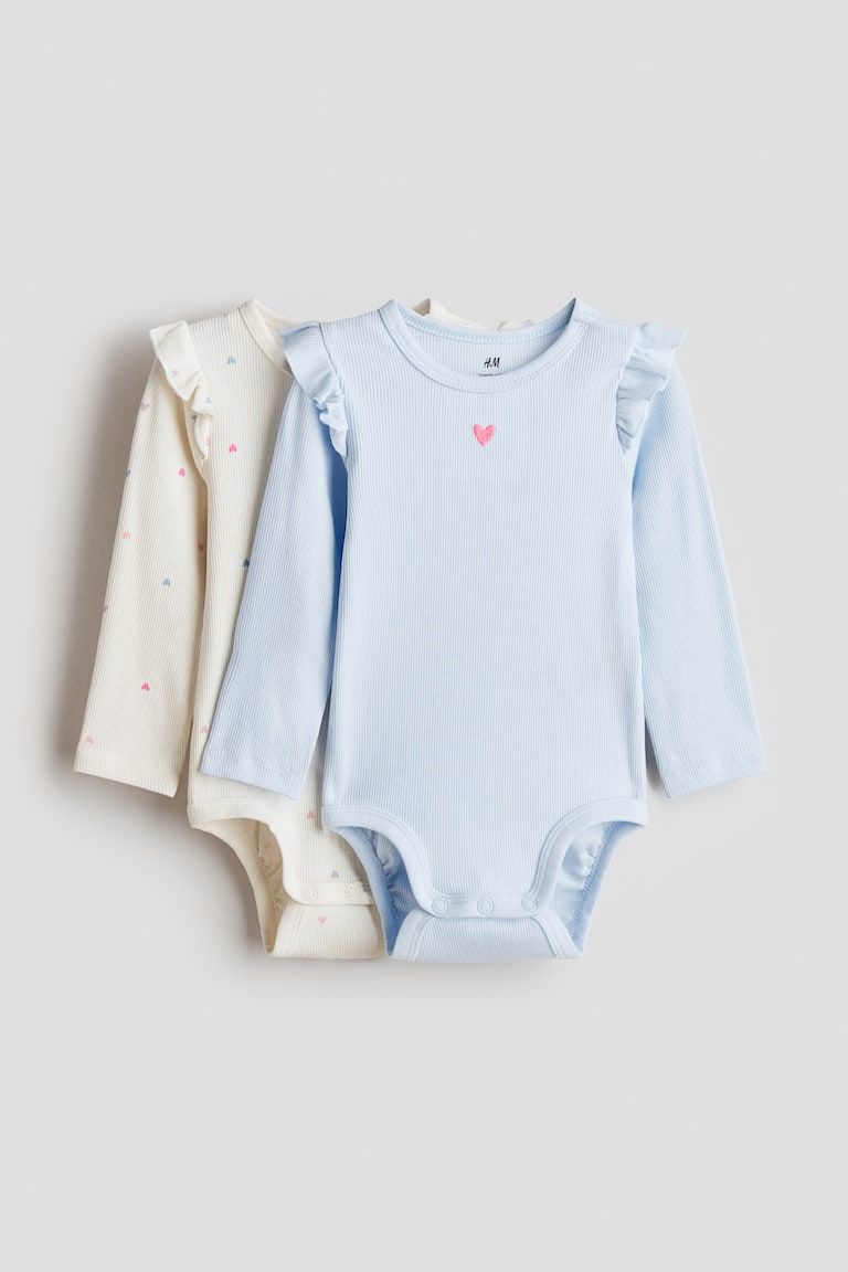 2-Pack Cotton Bodysuits