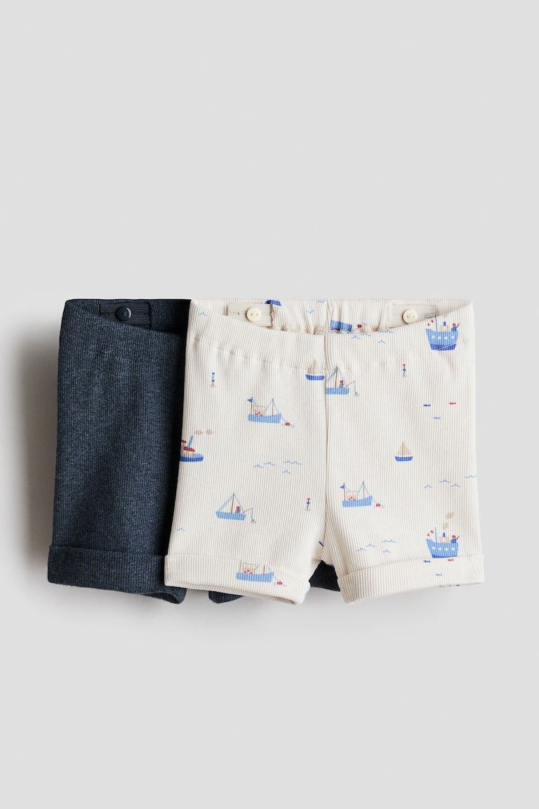2-pack Cotton Jersey Shorts