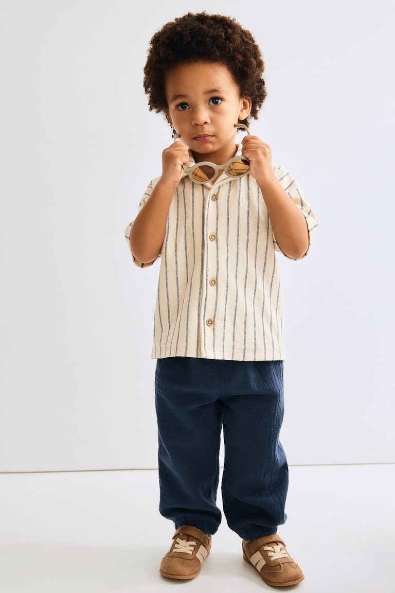 2-Pack Cotton Muslin Pants