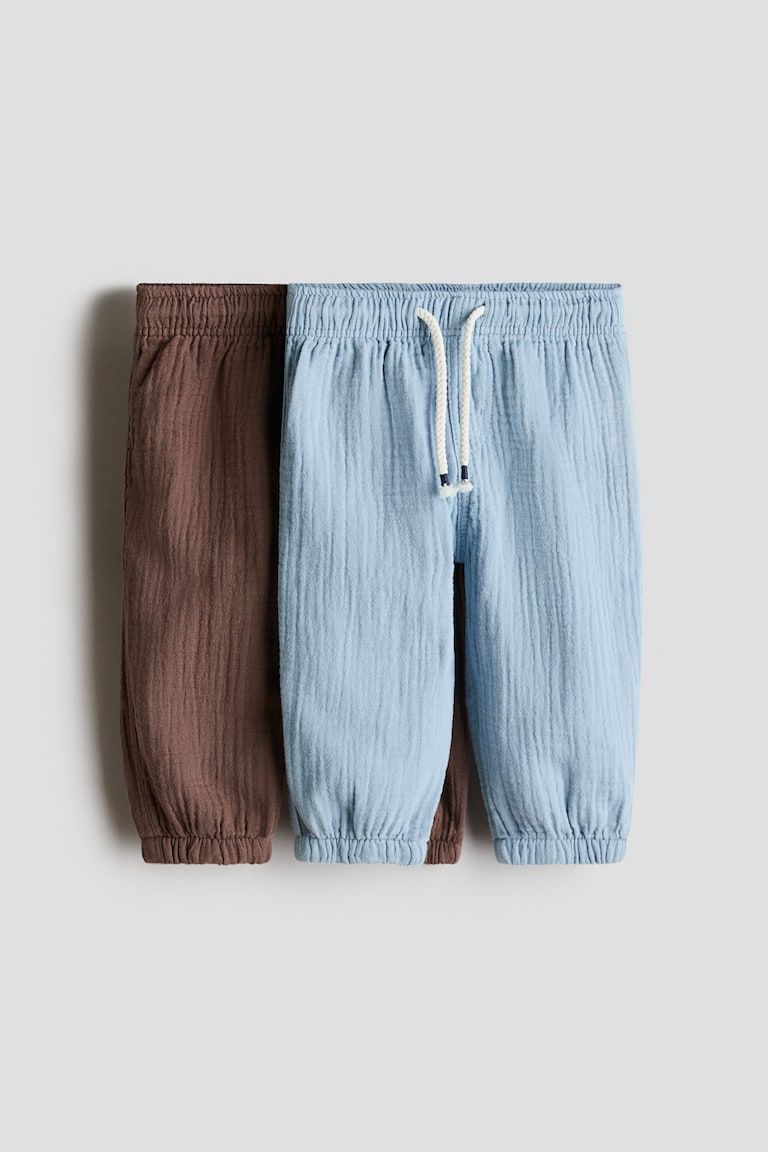 2-Pack Cotton Muslin Pants