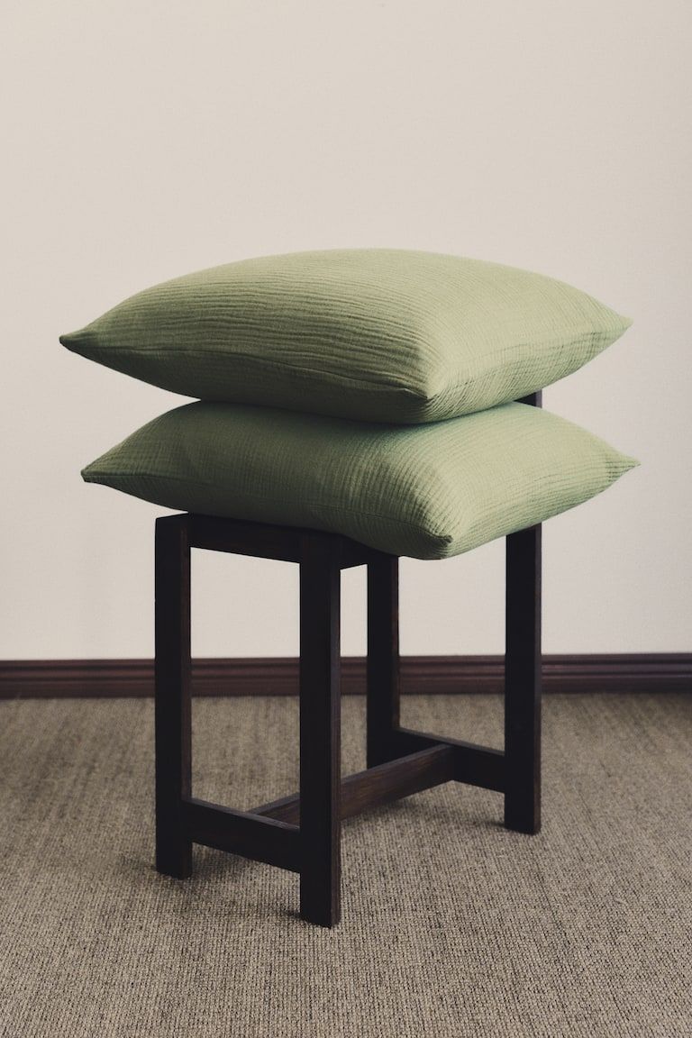 2-Pack Cotton Muslin Pillowcases