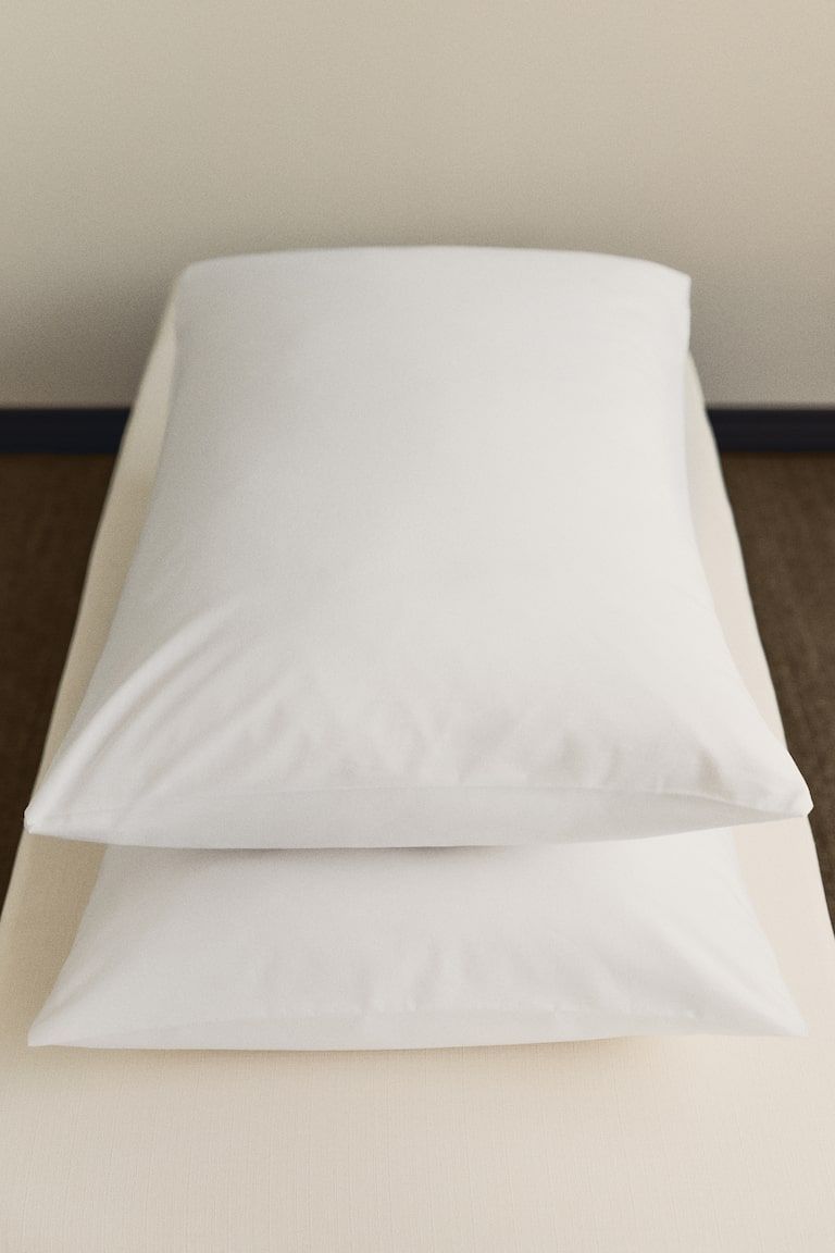 2-Pack Cotton Pillowcases
