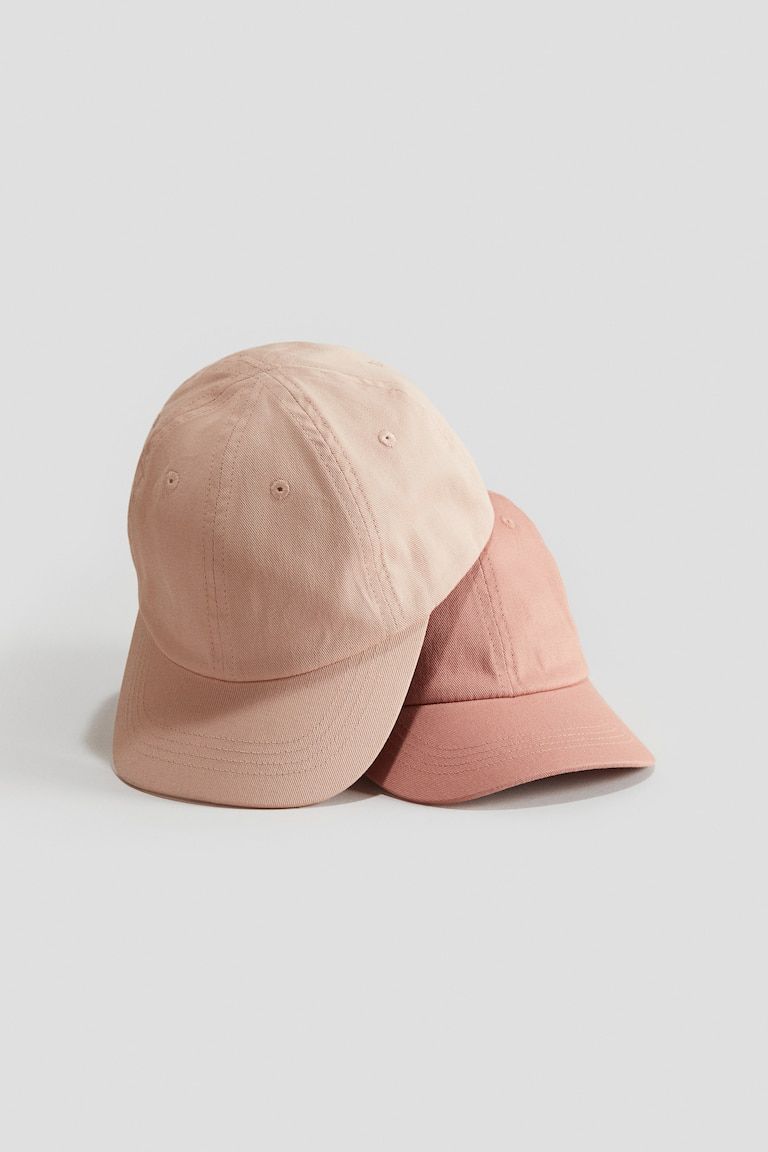 2-Pack Cotton Twill Caps