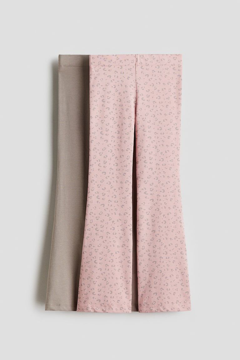2-Pack Flared Jersey Leggings