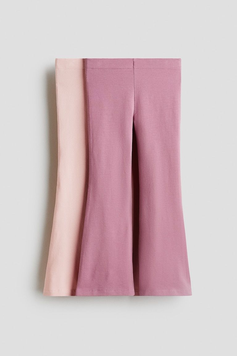 2-Pack Flared Jersey Leggings