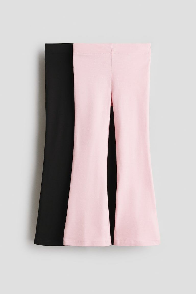 2-Pack Flared Jersey Leggings