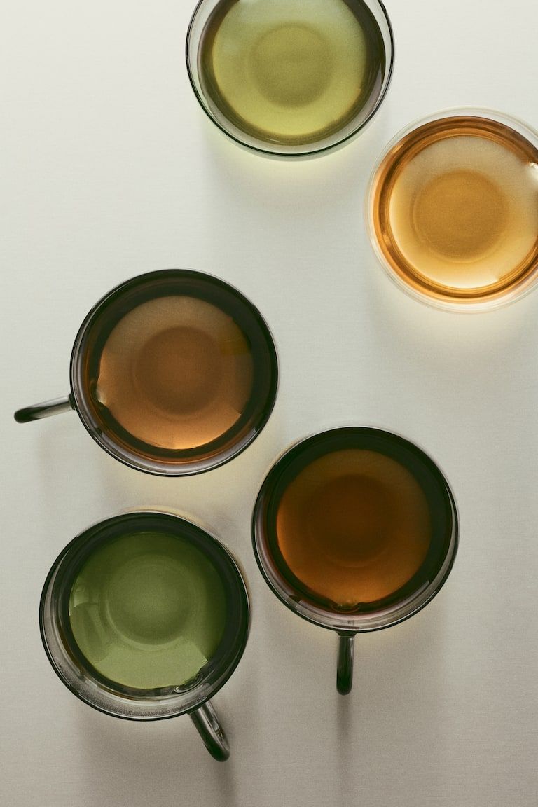 2-pack glass mugs