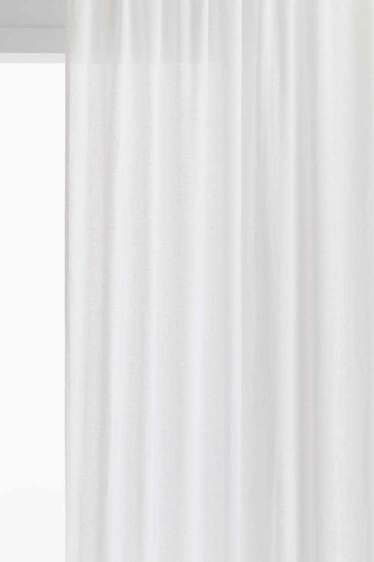 2-Pack Linen-Blend Curtain Panels