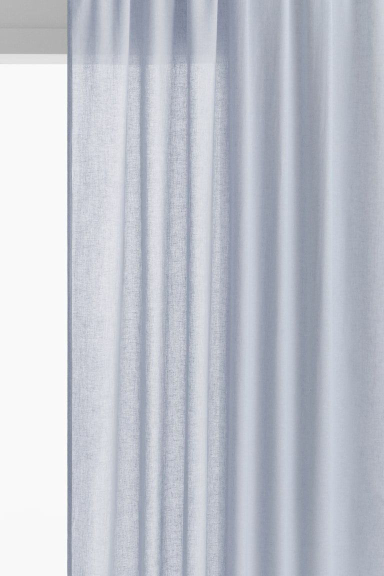 2-Pack Linen-Blend Curtain Panels