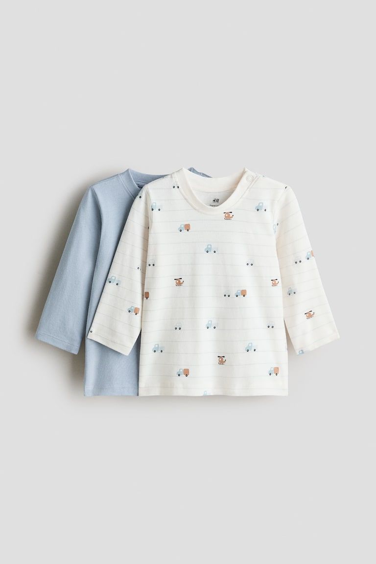 2-pack Long-sleeved Jersey Shirts