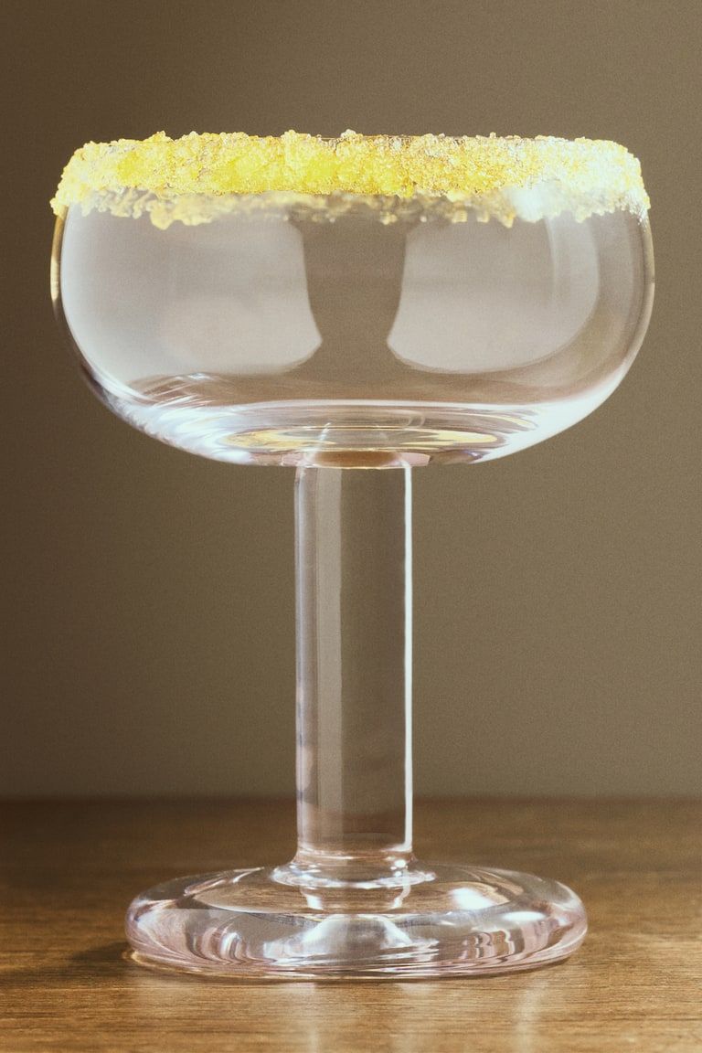 2-Pack Mouth-Blown Coupe Glasses