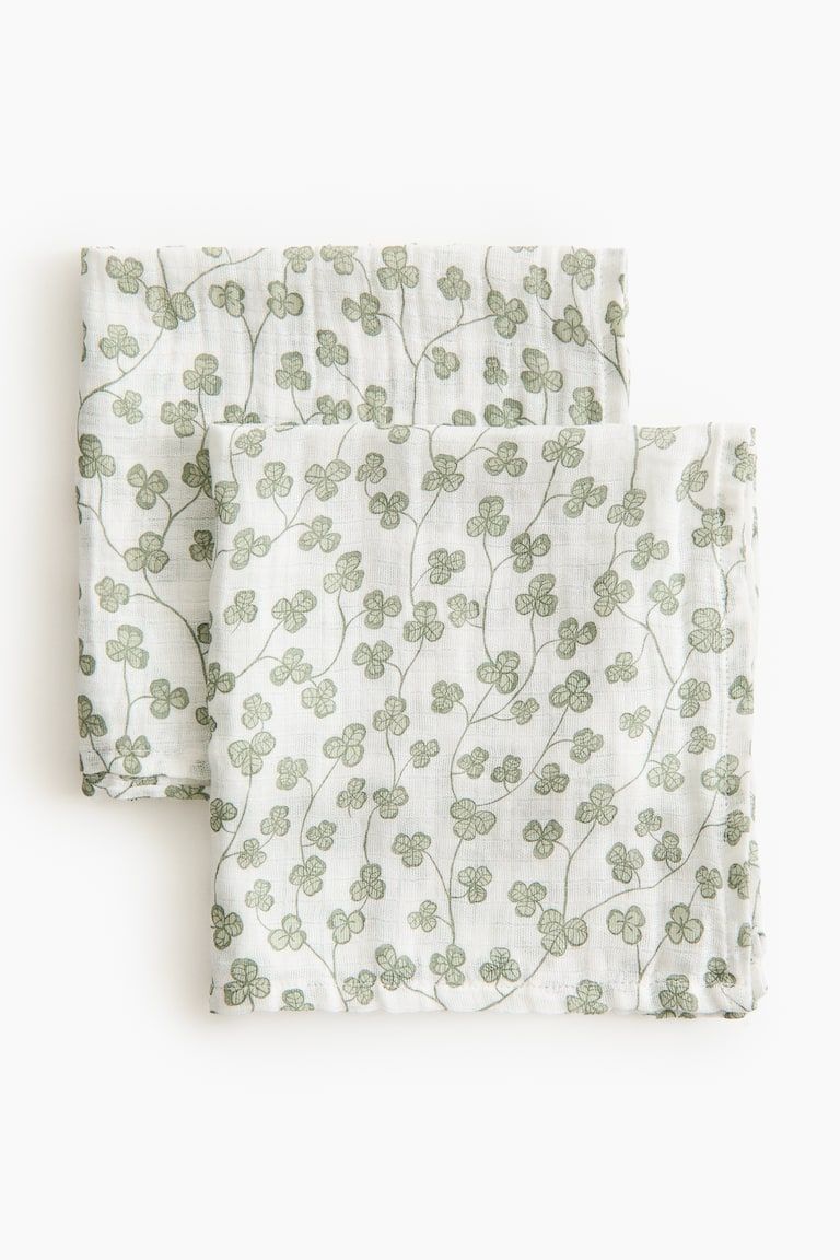 2-Pack Muslin Cloths