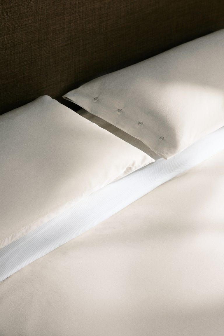 2-Pack Oxford-Weave Pillowcases