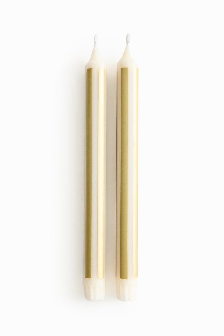 2-pack Patterned Candles
