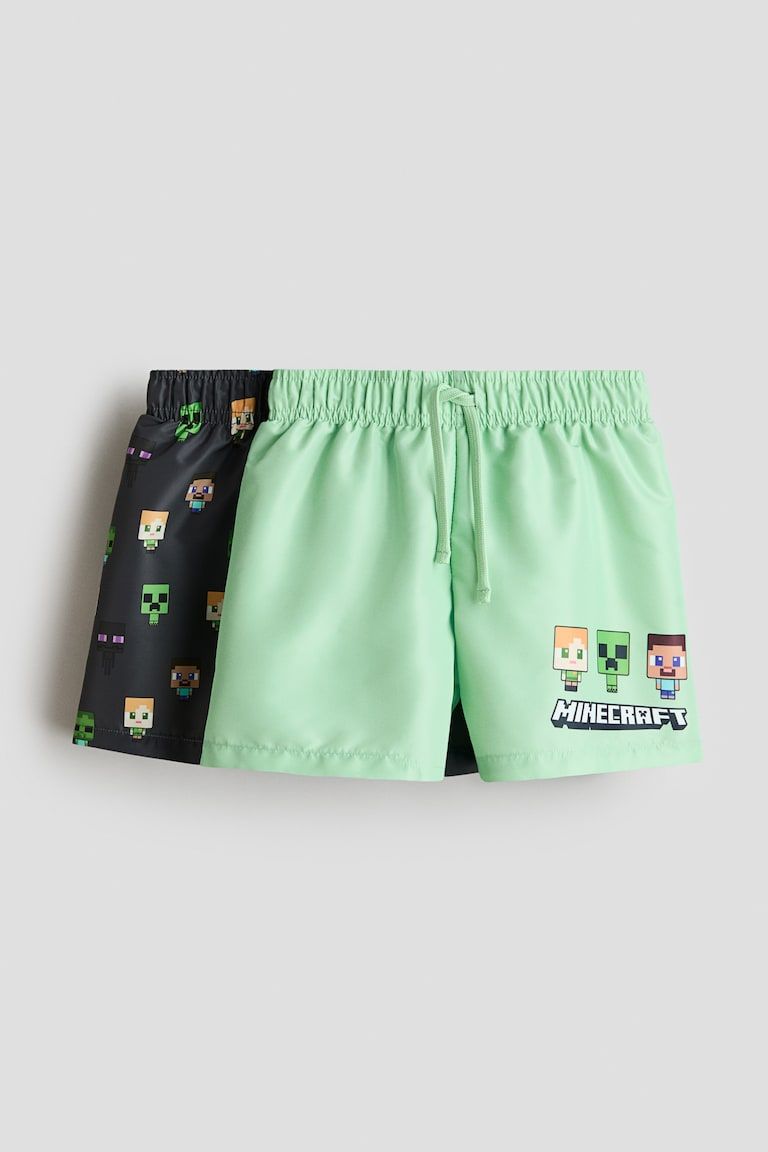 2-Pack Printed Swim Shorts