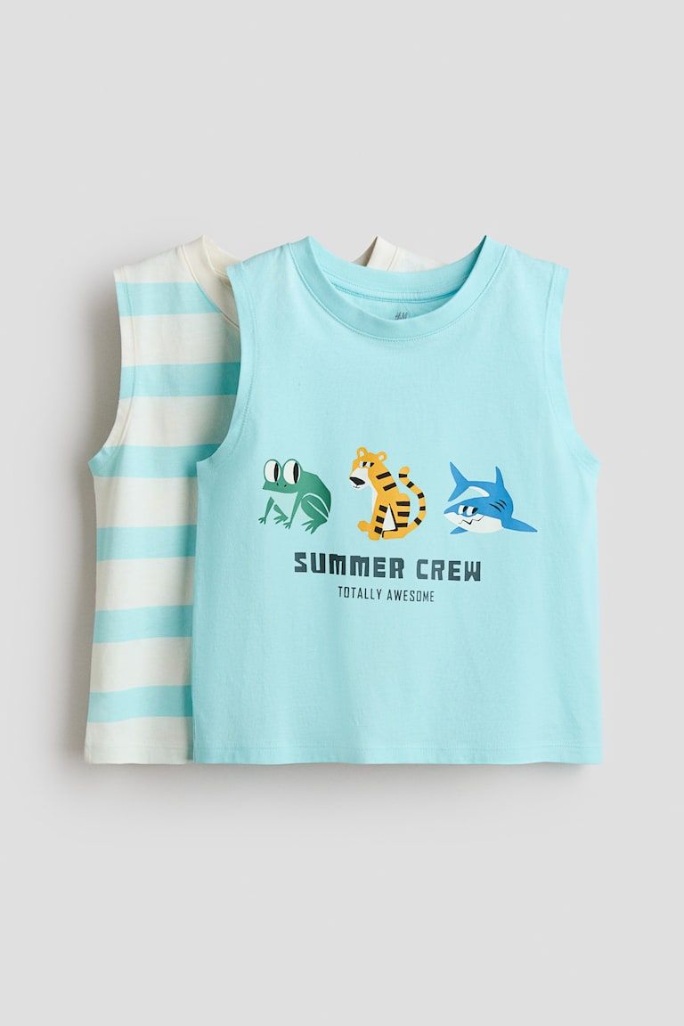 2-Pack Printed Tank Tops
