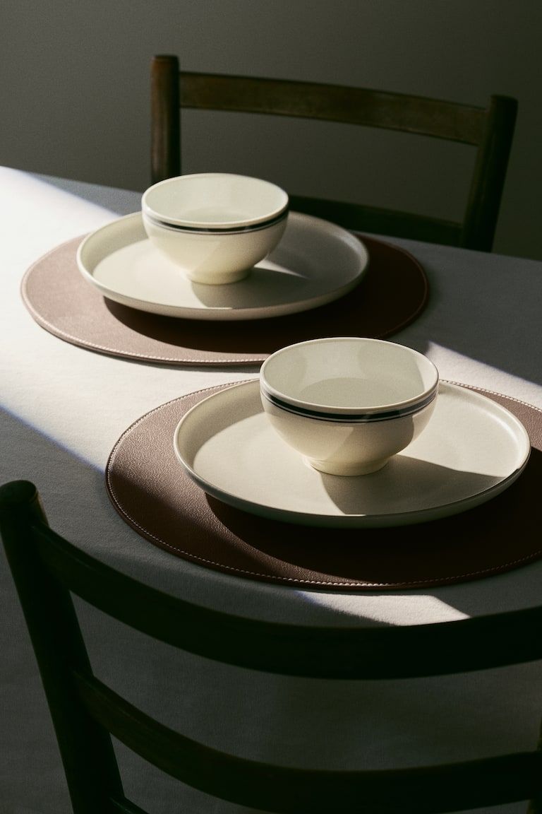 2-pack Round Placemats