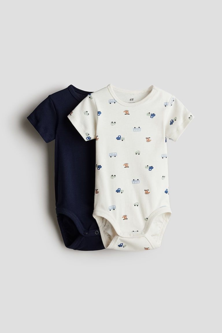 2-pack Short-sleeved Bodysuits