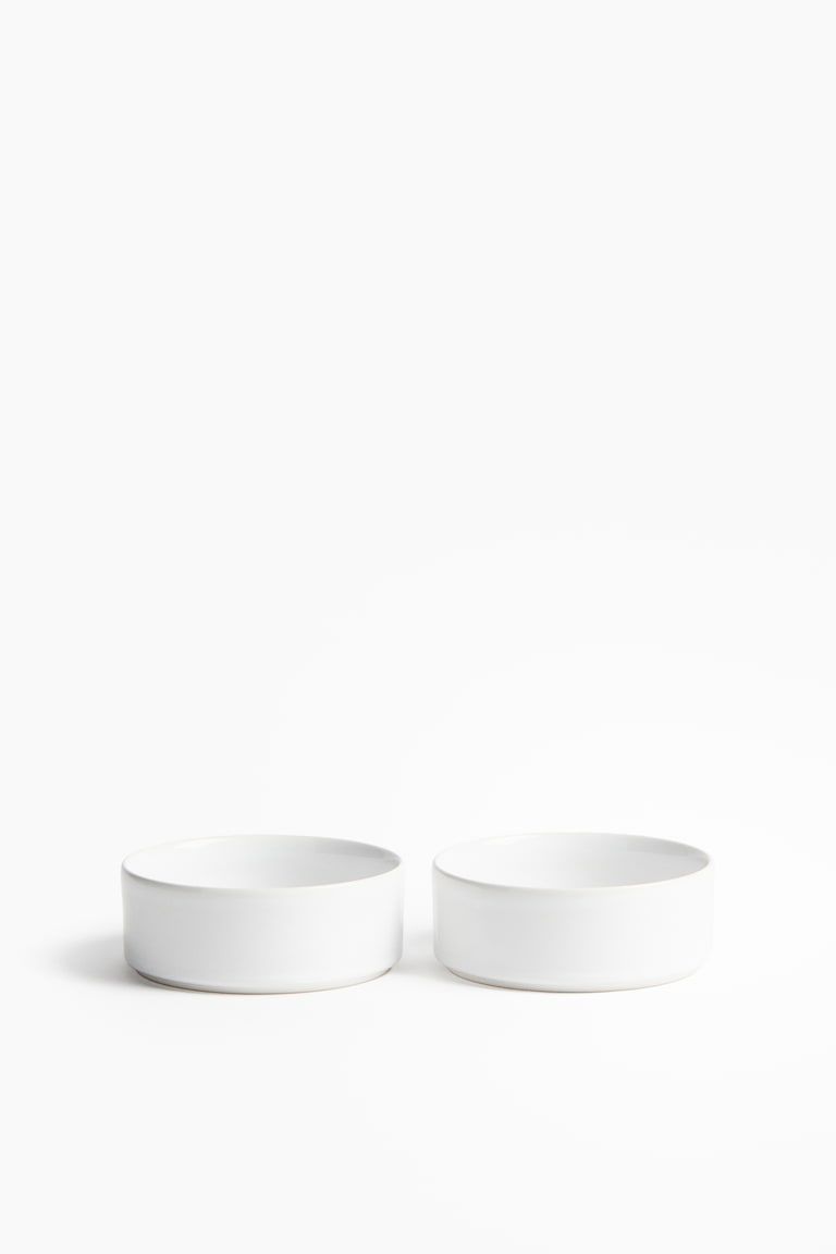 2-Pack Small Stoneware Bowls