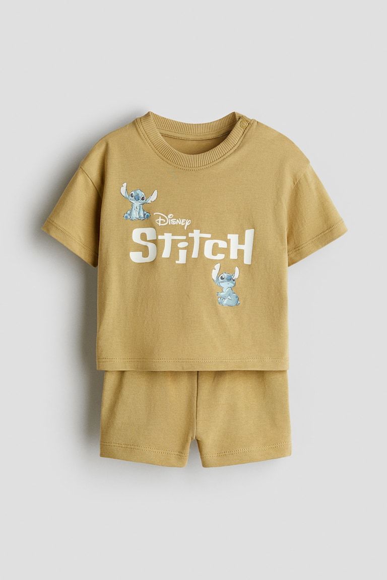2-Piece Cotton Jersey Set