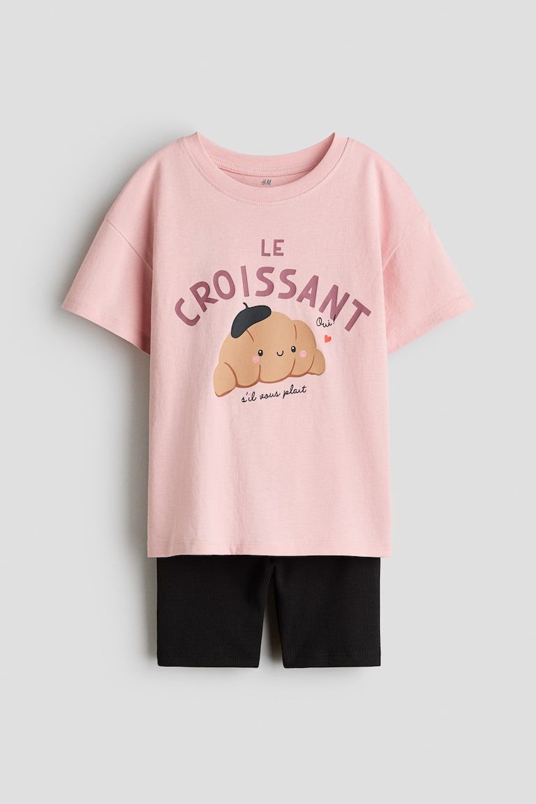 2-Piece Cotton Jersey Set