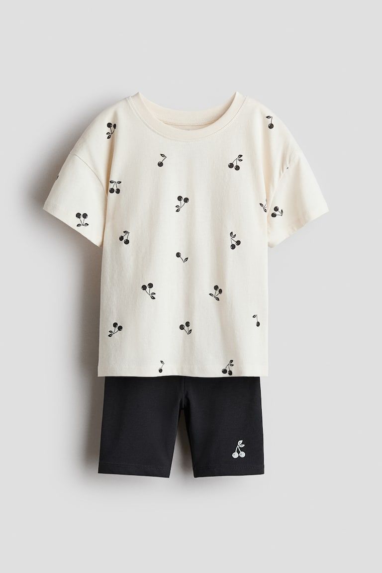 2-Piece Cotton Jersey Set