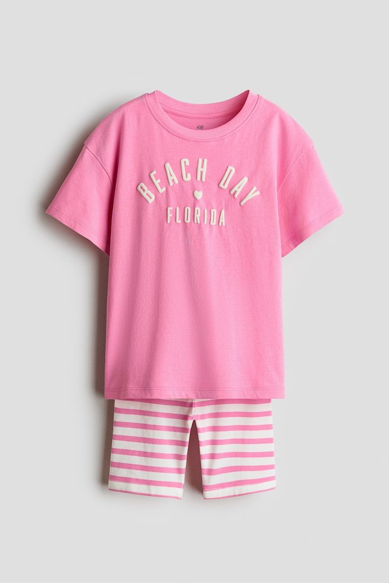 2-Piece Cotton Jersey Set