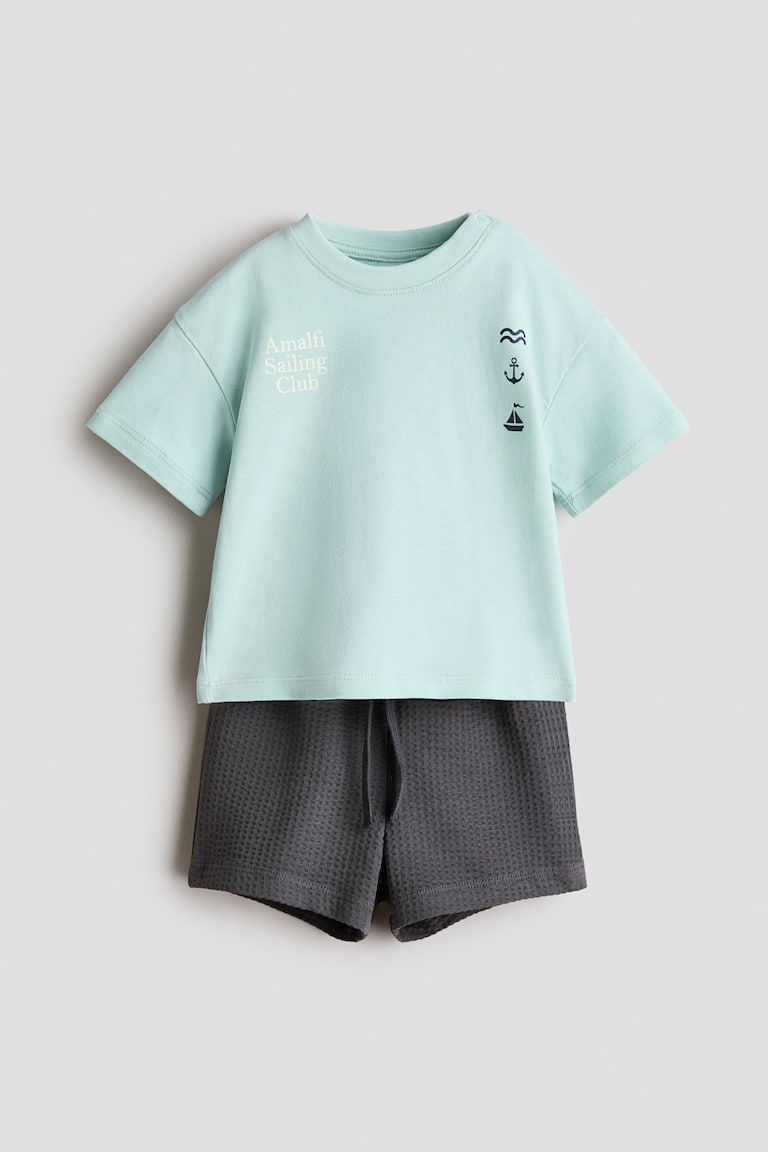 2-Piece Cotton Jersey Set
