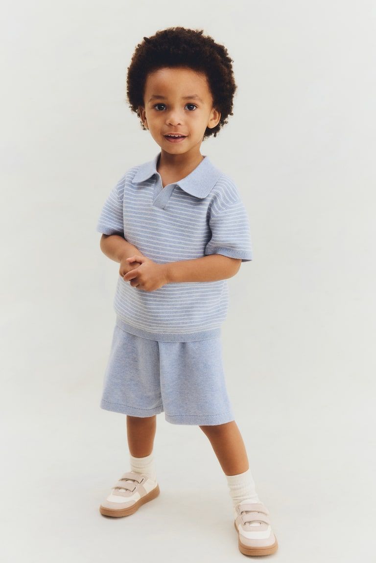 2-Piece Cotton-Knit Set