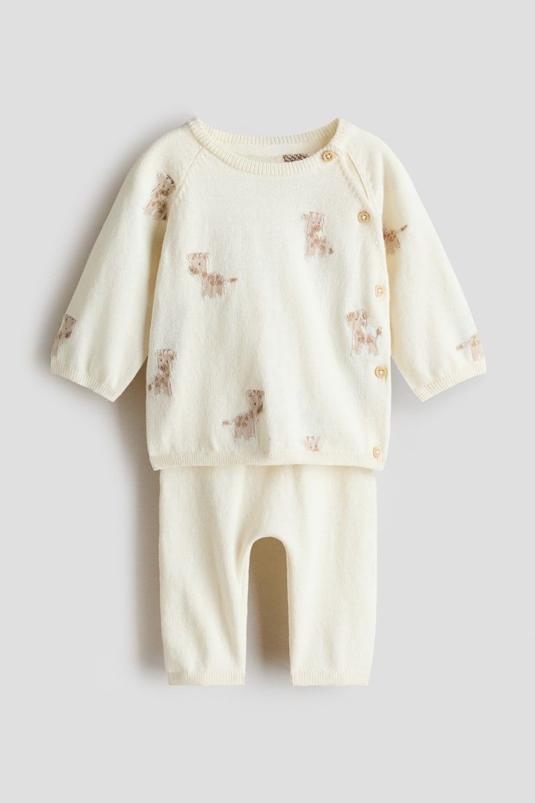 2-Piece Cotton-Knit Set