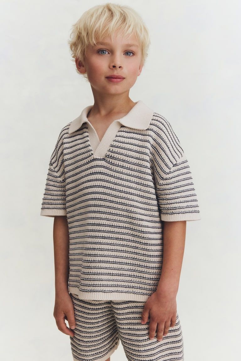 2-Piece Cotton-Knit Set