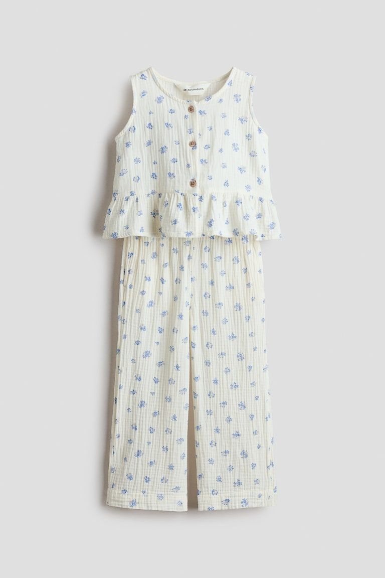 2-Piece Cotton Muslin Set