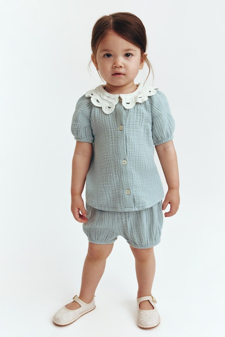 2-Piece Cotton Muslin Set