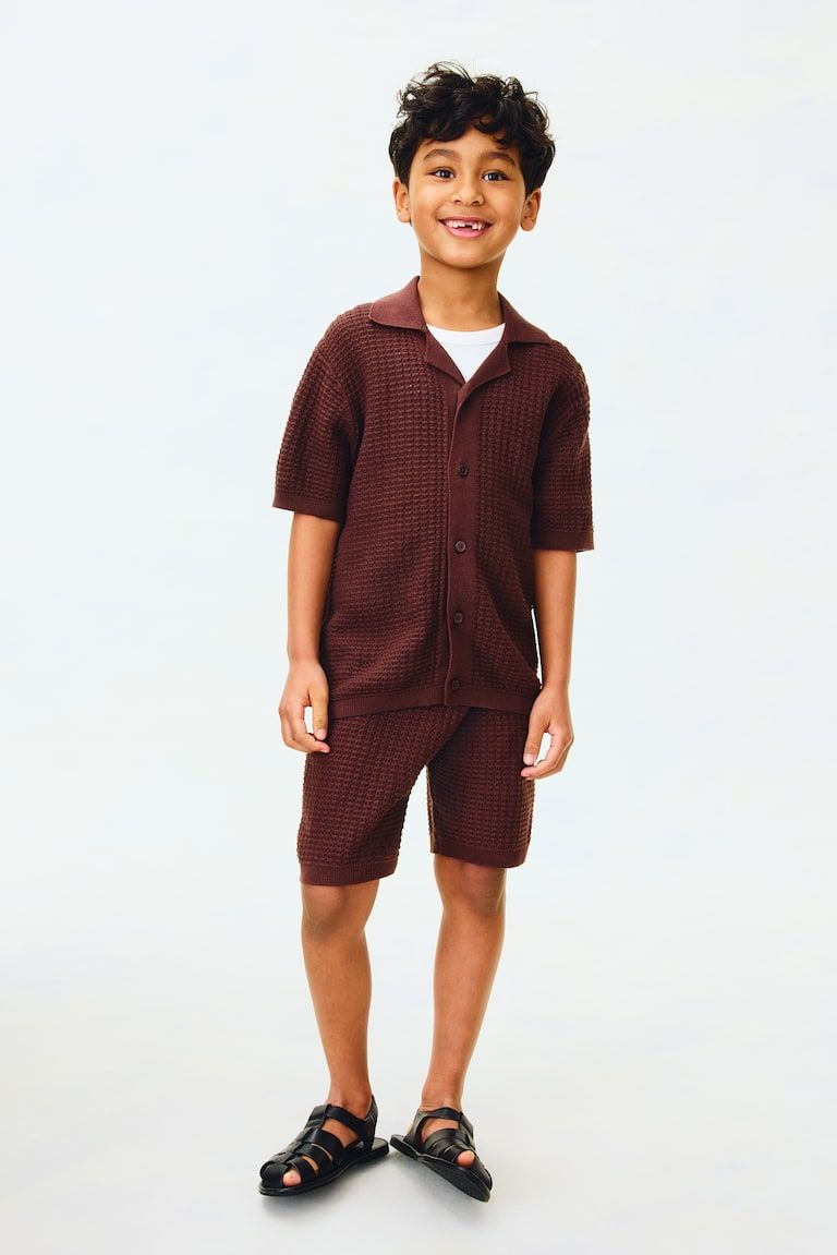 2-piece Pointelle-Knit Cotton Set
