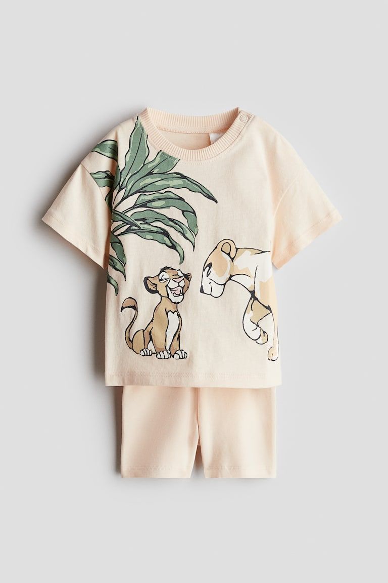 2-Piece Printed Cotton Set