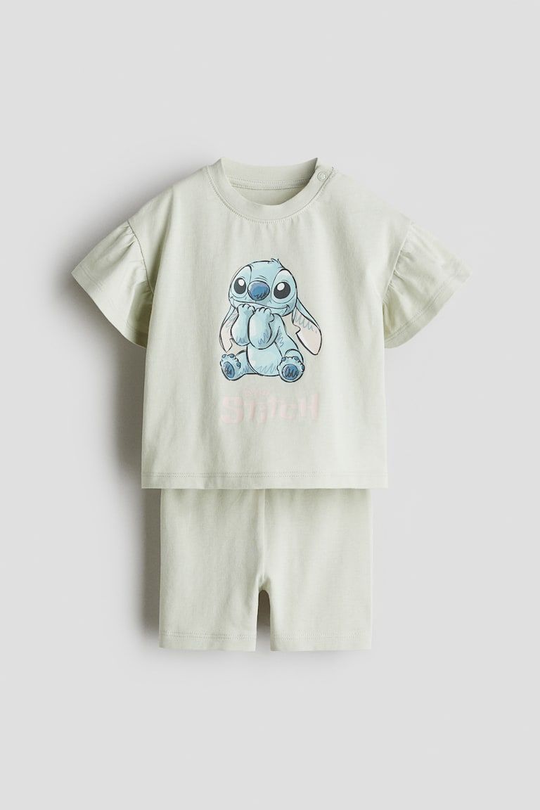 2-Piece Printed Cotton Set