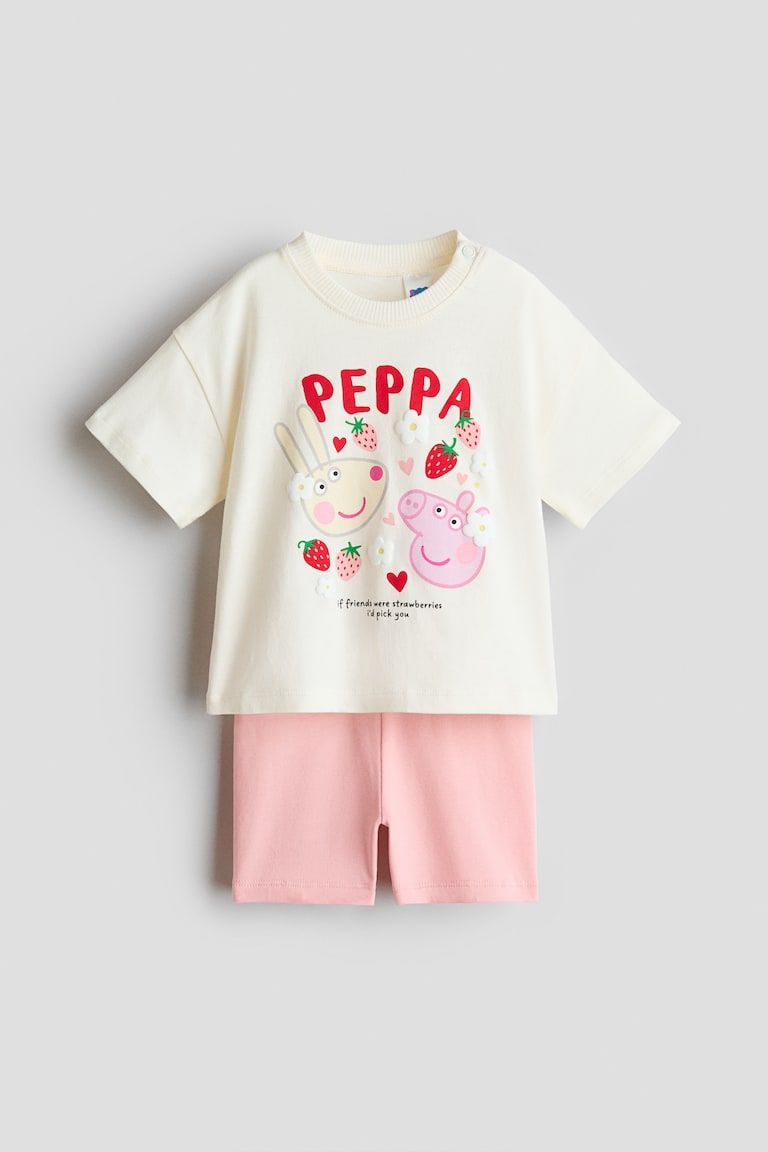 2-Piece Printed Cotton Set