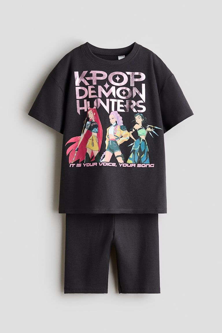 2-Piece Printed Cotton Set