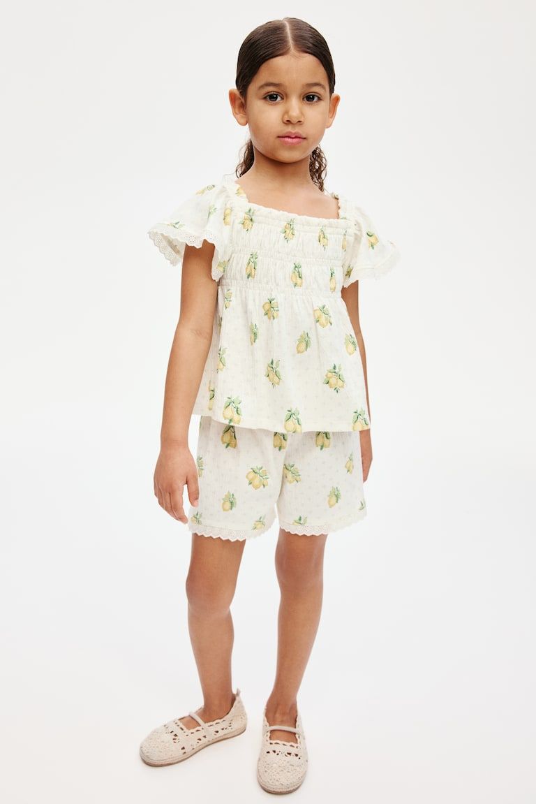 2-Piece Printed Cotton Set